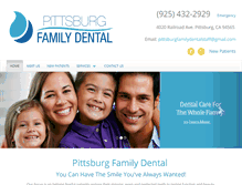 Tablet Screenshot of pittsburgfamilydental.com